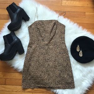 UO Linen Stretch Dress